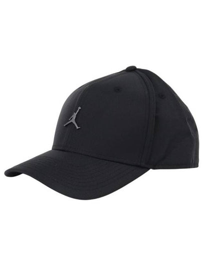 Jordan Rise Structured Metal Jumpman Ball Cap Black - NIKE - BALAAN 2