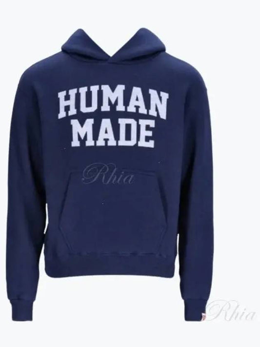 Logo Hoodie Navy - HUMAN MADE - BALAAN 2