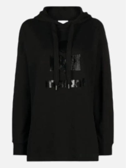 Marly Logo Hoodie Black - ISABEL MARANT - BALAAN 2