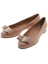 Women’s Varina Bellet Flats Brown - SALVATORE FERRAGAMO - BALAAN 2