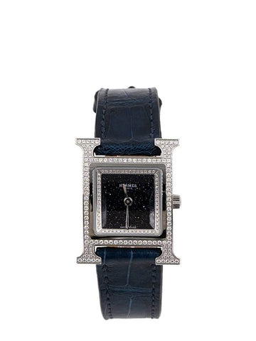 Women s H Hour Diamond Quartz Watch - HERMES - BALAAN 1