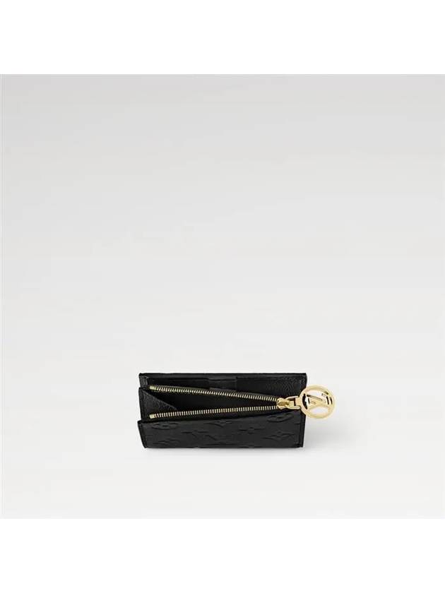 Lisa Monogram Leather Half Wallet Black - LOUIS VUITTON - BALAAN 4