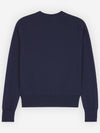 Women's Baby Fox Patch Regular Knit Top Deep Navy - MAISON KITSUNE - BALAAN 3