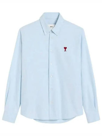 De Coeur Long Sleeve Shirt Light Blue - AMI - BALAAN 2