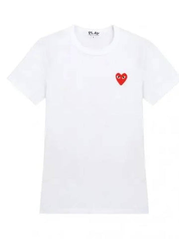 Red Heart Waffen Short Sleeve T Shirt Women s - COMME DES GARCONS - BALAAN 1