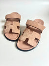 Chypre sandals suede nude pink - HERMES - BALAAN 1