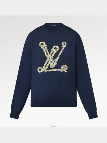 1AFLWJ NEW Nautical LV Pullover Knit - LOUIS VUITTON - BALAAN 1