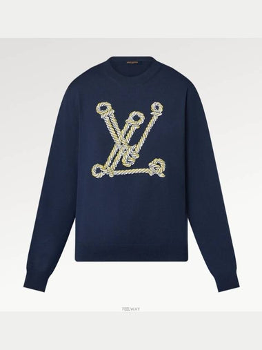 1AFLWJ NEW Nautical LV Pullover Knit - LOUIS VUITTON - BALAAN 1