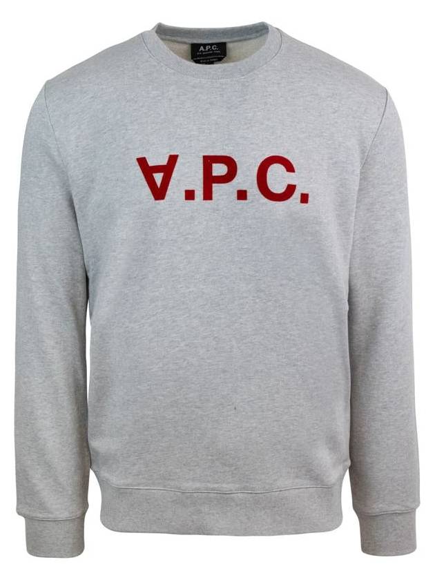 VPC Logo Crew Neck Sweatshirt Grey - A.P.C. - BALAAN 2