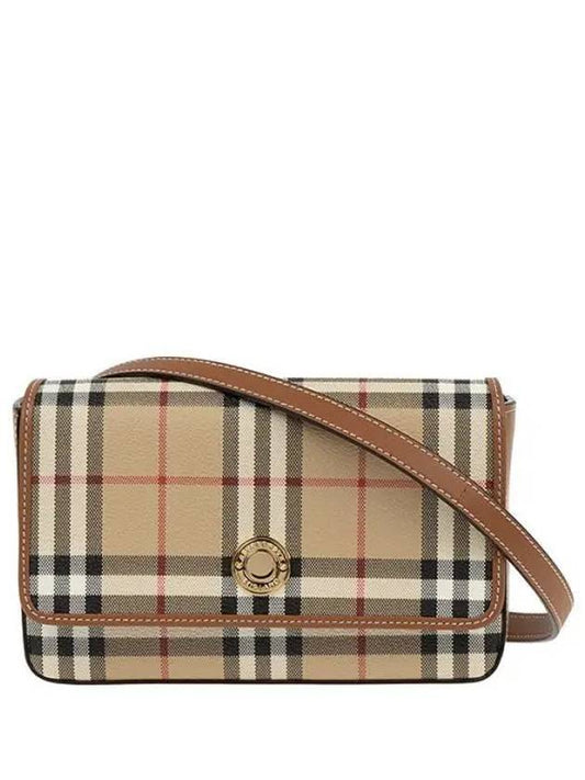 Check Cross Bag Beige - BURBERRY - BALAAN 2