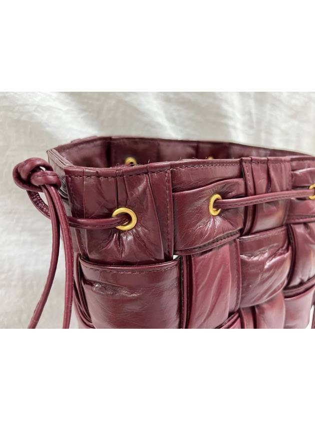 Cassette Mini Bucket Bag Barolo - BOTTEGA VENETA - BALAAN 8