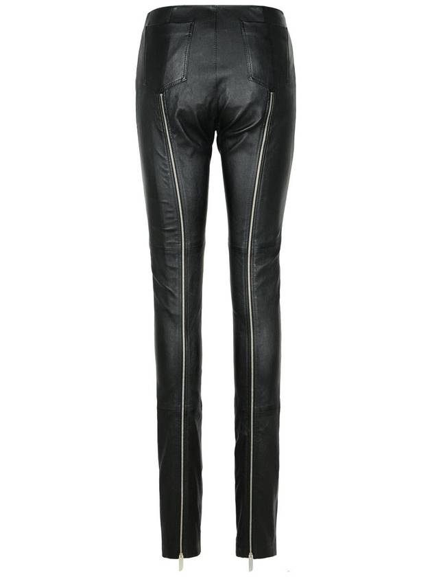 Gcds Black Leather Pants - GCDS - BALAAN 3