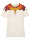 Multi-Bird Wings Short Sleeve T-Shirt White - MARCELO BURLON - BALAAN 2