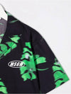 Kids Logo Leaf Print Shirt MS028923 080 - MSGM - BALAAN 4