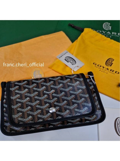 Plume Wallet Cross Bag Black Paris Main Store Full Set Gift Wrapped - GOYARD - BALAAN 2