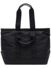 Tech Ripstop Texture Tote Bag Black - MONCLER - BALAAN 5