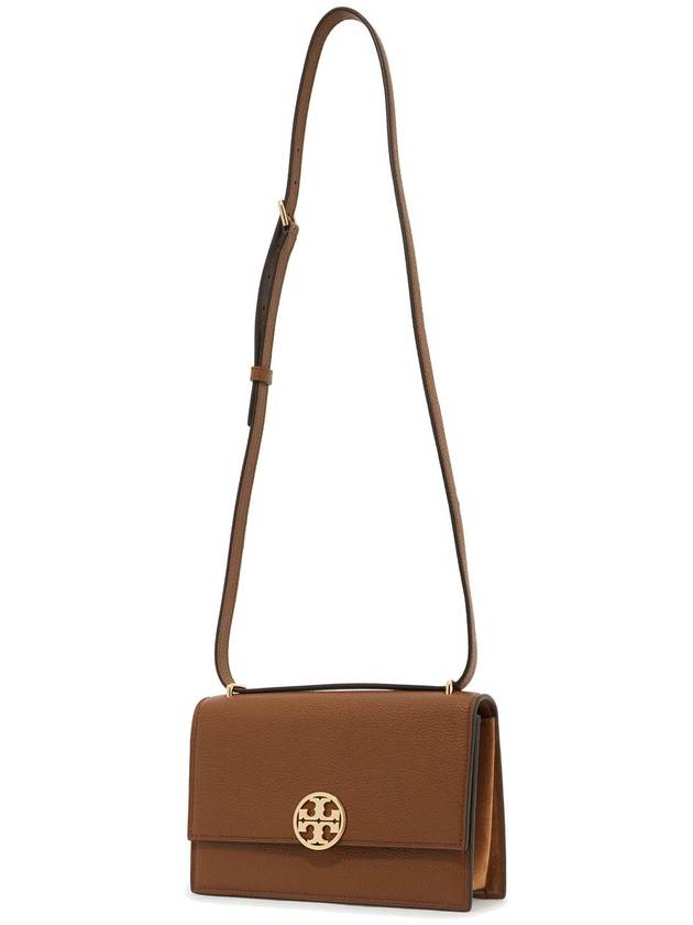 Miller Leather Cross Bag Brown - TORY BURCH - BALAAN 4