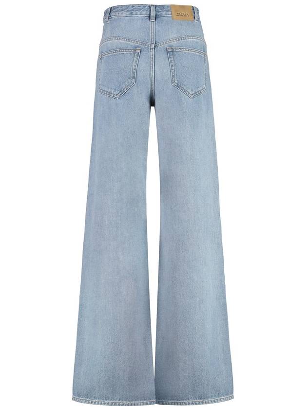 Denim Straight Pants PA0052FA B1H06I30IB BLUE - ISABEL MARANT - BALAAN 3