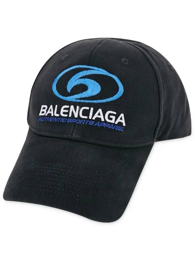 Embroided Logo Ball Cap Black - BALENCIAGA - BALAAN 4