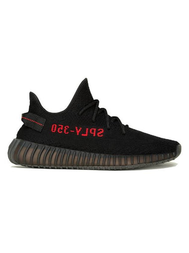 Yeezy Boost 350 V2 Bred Low Top Sneakers Black - ADIDAS - BALAAN 1