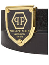 logo decorated leather belt FAAAMVA0696PLE010N - PHILIPP PLEIN - BALAAN 3