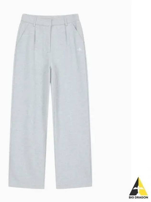 JEANS Women s Terry Wide Leg Pants J224583 P01 - CALVIN KLEIN - BALAAN 1