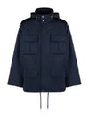 Pocket Patch Jacket Nautic Blue - AMI - BALAAN 2