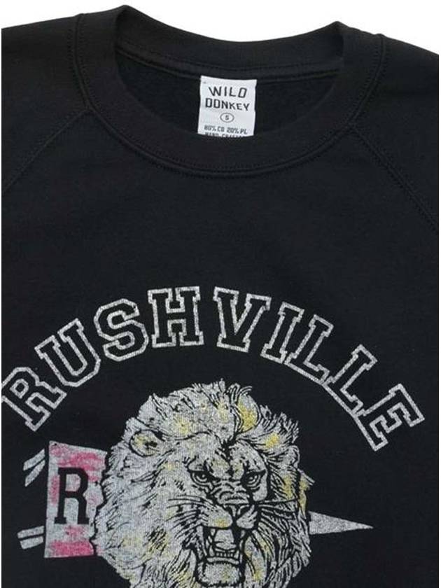 Unisex RUSHVILLE Sweatshirt Black FR - WILD DONKEY - BALAAN 3