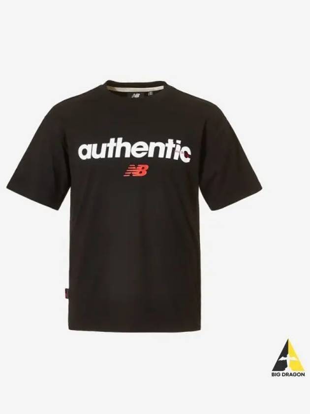 Uni Athletic Graphic Tee 19 Black - NEW BALANCE - BALAAN 1