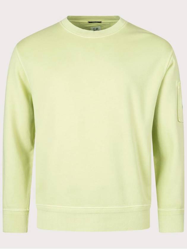 Cotton Diagonal Fleece Lens Sweatshirt Green - CP COMPANY - BALAAN 2