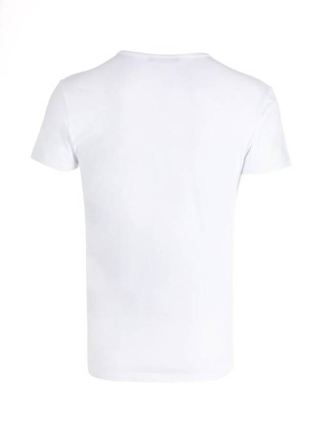 Men's Logo Medusa Cotton Short Sleeve T-Shirt White - VERSACE - BALAAN 5