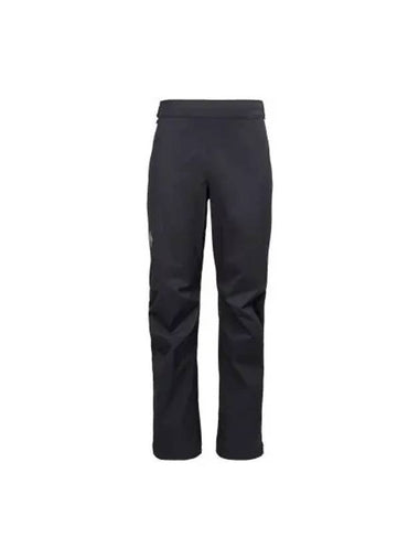 BLACK DIAMOND Fine Line Stretch Full Zip Pants MENS OAMAP742013 - BLACK & BROWN - BALAAN 1