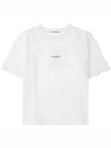 Logo Crew Neck Short Sleeve T-Shirt White - ACNE STUDIOS - BALAAN 2