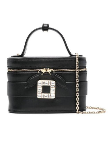 Women's Vanity Tres Vivier Micro Bag Shoulder Bag Black - ROGER VIVIER - BALAAN 1