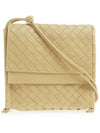 Small Fold Shoulder Bag Beige - BOTTEGA VENETA - BALAAN 1