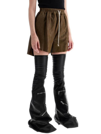 leather shorts for men - RICK OWENS - BALAAN 2