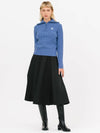 Front Tuck Flare Pleated Skirt Black - JUN BY JUN K - BALAAN 4