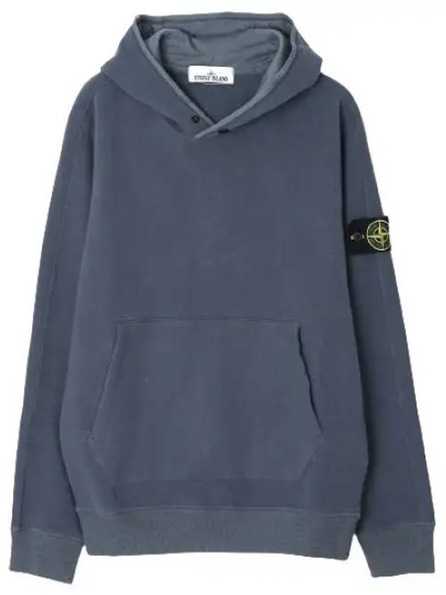 Compass Logo Patch Hoodie Grey - STONE ISLAND - BALAAN 2