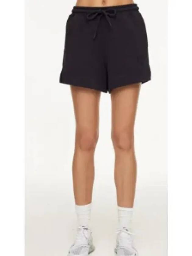 Logo Cotton Shorts Black - GANNI - BALAAN 2