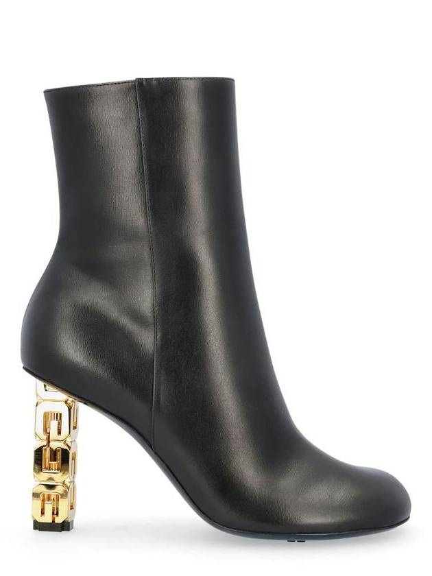 G Cube Leather Ankle Boots Black - GIVENCHY - BALAAN 2