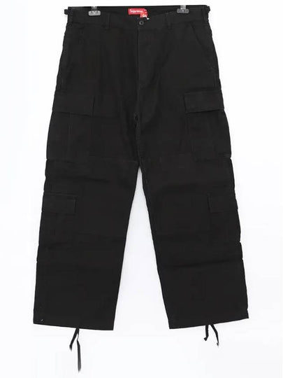 SS23P18 BLACK Cargo Pants - SUPREME - BALAAN 2