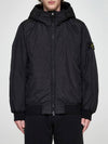 Crinkle Reps R NY Padding Black - STONE ISLAND - BALAAN 3