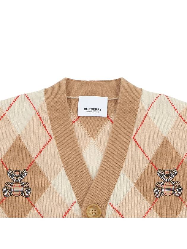 Kids Cardigan 8069504B3344 Beige - BURBERRY - BALAAN 4