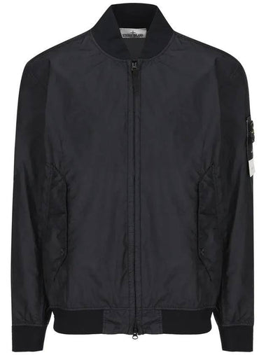 Membrana 3L TC Bomber Jacket Navy - STONE ISLAND - BALAAN 1