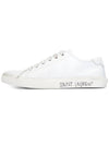 Men's Malibu Low Top Sneakers White - SAINT LAURENT - BALAAN 5