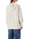 Mansel Logo Hoodie Faded Beige - ISABEL MARANT - BALAAN 3