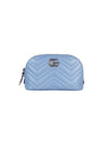 Clutch Marmont Chevron Pastel Blue Pouch 625690 DTDHP 4928 - GUCCI - BALAAN 4