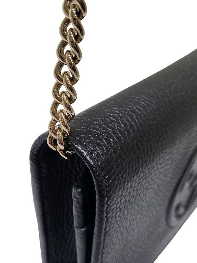 Women s 598211 GG Interlocking Black Soho Chain Cross Bag - GUCCI - BALAAN 6