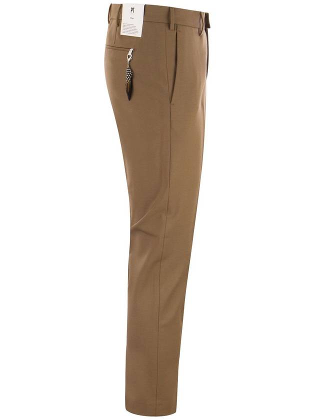 Stretch wool trousers - PT TORINO - BALAAN 3