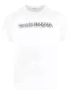 Logo Stamp Short Sleeve T-Shirt White - ALEXANDER MCQUEEN - BALAAN 2